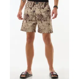 Bewakoof Official Marvel Marchandise Men's Beige Avengers All Over Printed Boxers-picture-42