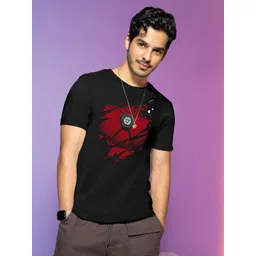 Bewakoof Official Marvel Merchandise Iron Man Of War Graphic Printed T-Shirt-picture-16