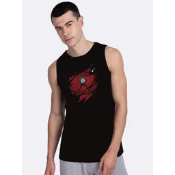 Bewakoof Official Marvel Merchandise Iron Man Of War Printed Vest image 1