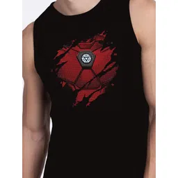 Bewakoof Official Marvel Merchandise Iron Man Of War Printed Vest image 2