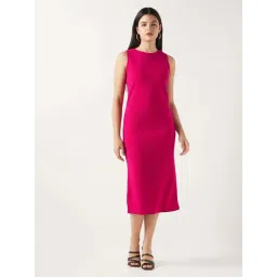 Bewakoof Pink Regular Fit Dress-picture-39
