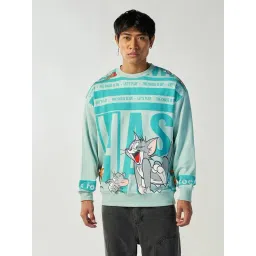 Bewakoof Surf Spray Graphic Relaxed Fit Sweatshirt-picture-18