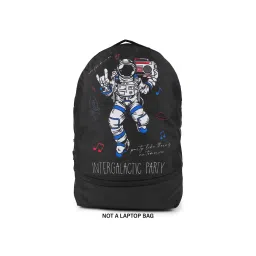 Bewakoof Unisex Black Intergalactic Party Printed Backpack-picture-37