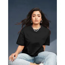 Bewakoof Women Black Oversized T-shirt-picture-15