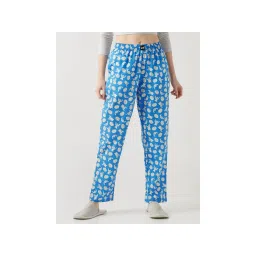 Bewakoof Women Blue All Over Printed Pyjamas-picture-32