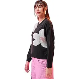 bewakoof Women's Acrylic Oversized Fit Sweater | Sweater for Women Winter Wear-picture-10