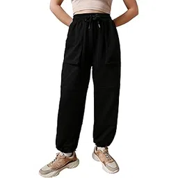 bewakoof Women's Loose Mid Rise Joggers-picture-49