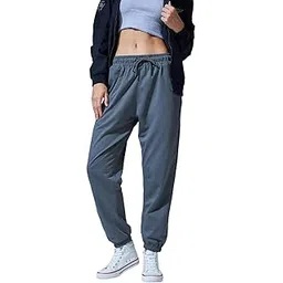 Bewakoof Women's Loose Mid Rise Joggers-picture-33