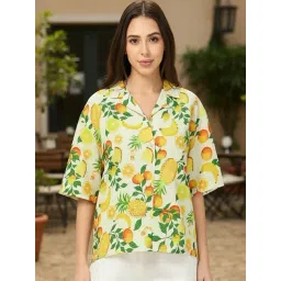 Bewakoof Women's Multicolor All Over Printed Oversized Shirt-picture-40