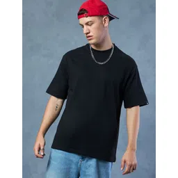 Bewakoof Heavy Duty 1.0 Drop-Shoulder Sleeves Oversized Cotton T-shirt-picture-37