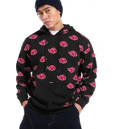 Bewakoof Heavy Duty Men Printed Hooded Oversized Sweatshirt-picture-25