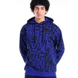 Bewakoof Heavy Duty Men Printed Hooded Pullover Sweatshirt-picture-26