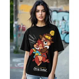 Bewakoof Heavy Duty Women Printed Applique T-shirt-picture-32