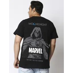 bewakoof plus Bewakoof x OFFICIAL MARVEL MERCHANDISE Men Marvel's Moon Knight Printed Plus Size T-shirt-picture-21