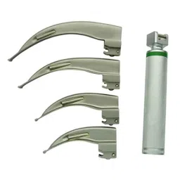 BEXCO Stainless Steel Macintosh Fibre Optic Laryngoscope Set with Handle-picture-45