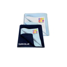 BeyBee Kids Blue & Navy Blue Pack of 2  Waterproof baby Bed Protector-picture-28