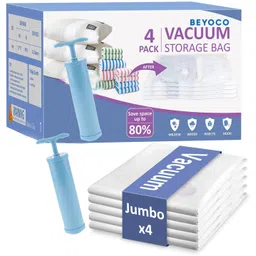 beyoco 4 JUMBO Travel Storage Vacuum Bags-picture-22