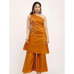 BEYOND ETHNIC Women Embellished Palazzos-picture-21