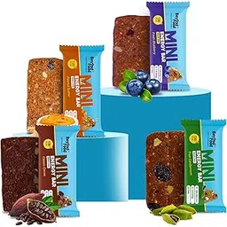 Beyond Food Mini Energy Bars (Pack of 9, 135 Kcal Each) | 3.5g Protein | No Added Sugar | Breakfast Bars with Oats, Nuts, Seeds & Dry Fruits | Healthy Snacks for Energy & Fitness | Assorted Box-picture-18