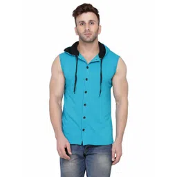 BEYOU FASHION Men Hooded Pockets Slim Fit T-shirt-picture-16