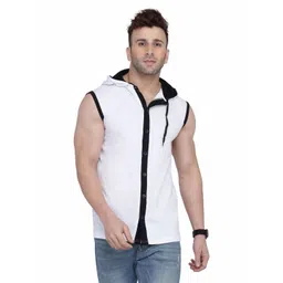 BEYOU FASHION Men Hooded Slim Fit T-shirt-picture-41