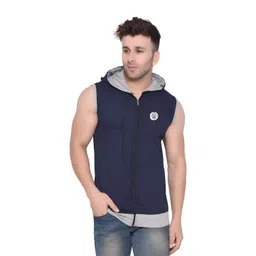 BEYOU FASHION Men Hooded Solid Cotton Bomber Jacket-picture-39