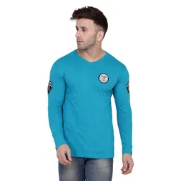 BEYOU FASHION Men V-Neck Slim Fit Cotton T-shirt-picture-25