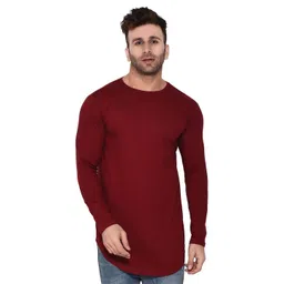 BEYOU FASHION Round Neck Slim Fit Cotton T-shirt-picture-35