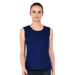 BEYOU FASHION Women Henley Neck Cut Outs Slim Fit T-shirt-picture-15