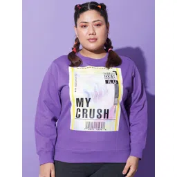BEYOUND SIZE - THE DRY STATE Women Printed Sweatshirt-picture-35