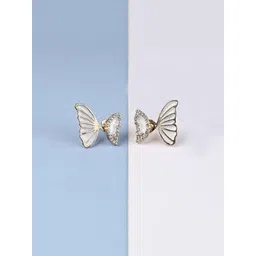 BEYTER Korean Artificial Stones Studded Contemporary Shaped Studs-picture-29