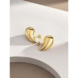 BEYTER Sterling Silver Gold-Plated Tear Drop Studs-picture-25