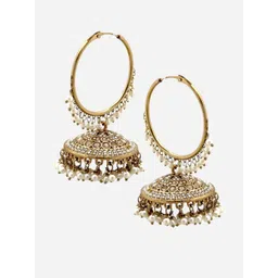BFC - BUY FOR CHANGE Gold-Plated & White Alloy Artificial Beads Earrings-picture-37
