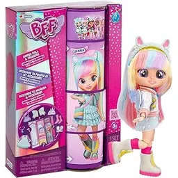 BFF Jenna Fashion Doll for Girls with 9+ Surprises Including Outfit and Accessories 8 Inches Doll Ages 4+ Years(Jenna)-picture-11