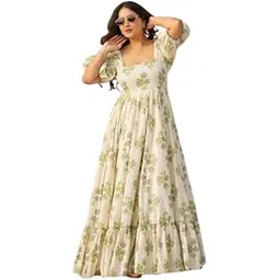 B_F_Floral Rayon Puff Sleeve Gown_BARLIN-12-picture-26