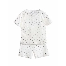 bforblossom BLOSSOM Unisex Copnversational Printed Pure Cotton T-shirt with Shorts-picture-16