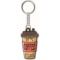 bhai please Coffee clock Wooden Keychain for Car, Bike, Office, Home (Pack of 1) Multicolour Key Chain with Ring | Gift for Men, Women, Girls, Boys, Him and Her-picture-42