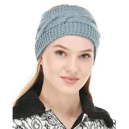bharatasya Handknitted Woolen Headband-picture-28