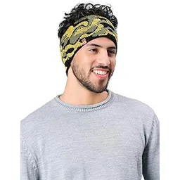 bharatasya Heathered Knit Woolen Headband Earwarmer-picture-49