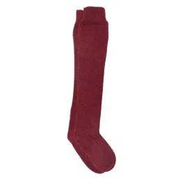 BHARATASYA Maroon Acrylic Textured Socks-picture-36