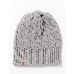 Bharatasya Men Grey Beanie-picture-11