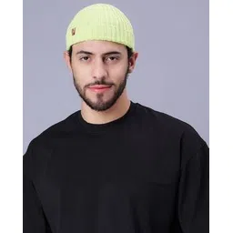 bharatasya Men Slip-On Knitted Beanie-picture-46