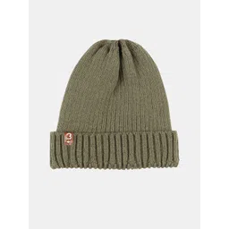 Bharatasya Men Solid Acrylic Winter Beanie-picture-37