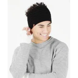 bharatasya Striped Knitted Headwrap-picture-27