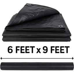 bharatdecor TARPAULINE SHEET WATERPROOF COVER Tent - For PROTECT FROM UV RESISTANT,RAIN, 6 FEET X 9 FEET 250 GSM-picture-10