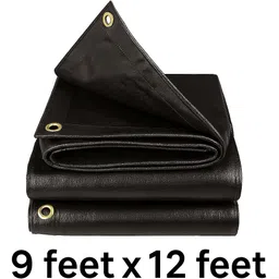 bharatdecor TARPAULINE SHEET WATERPROOF COVER Tent - For PROTECT FROM UV RESISTANT,RAIN 9 FEET X 12 FEET-picture-11