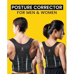 bharg Adjustable Posture Corrector Back Support Brace for Men & Women Pain Relief Back and Spine Protector-picture-18