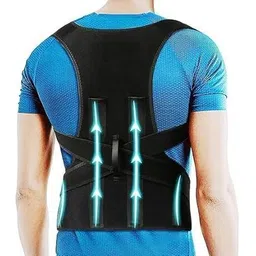 bharg Adjustable Posture Corrector Back Support Brace for Women & Man Pain Relief Back and Spine Protector-picture-28