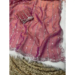 bhavika silk mills Embroidered Bollywood Georgette Saree-picture-26