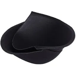 bhavya enterprises Womens Removable Smart Cups Bra Replacement Inserts Liner Pads (A, Black)-picture-51